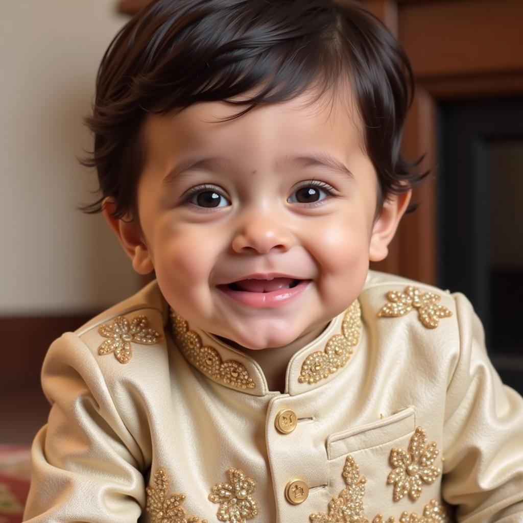 Baby Boy Sherwani for Pakistani Wedding