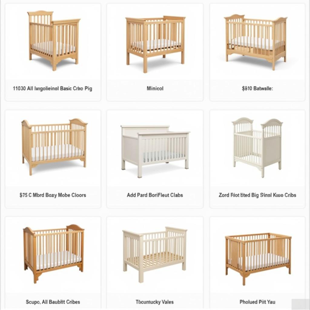 Baby Crib Prices in Pakistan: A Variety of Options