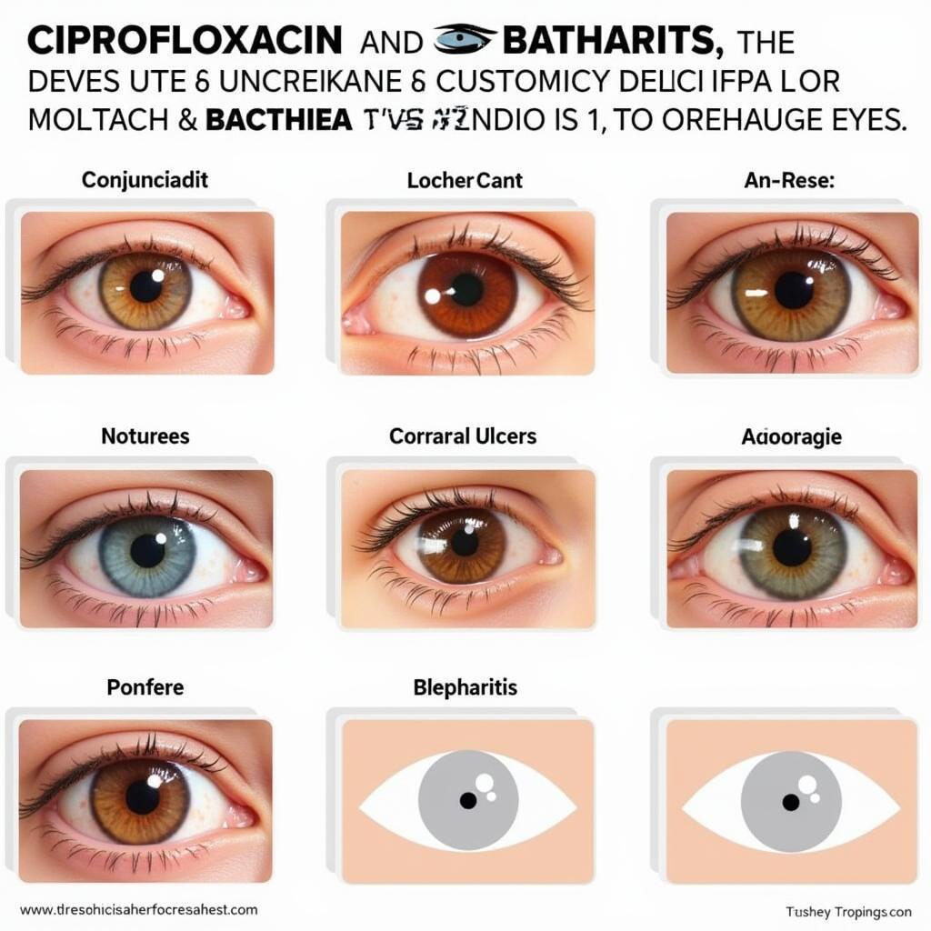 Bacterial Eye Infections Treated with Ciprofloxacin