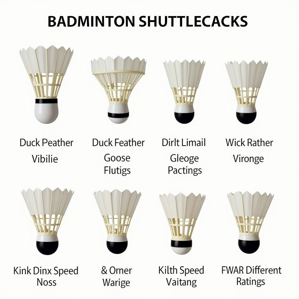 Different Types of Badminton Shuttlecocks Available in Pakistan