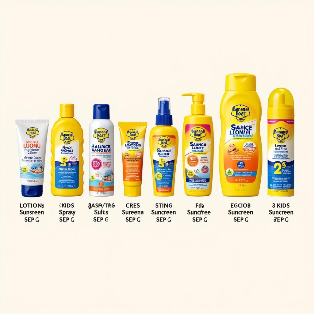 Banana Boat Sunscreen Variety in Pakistan