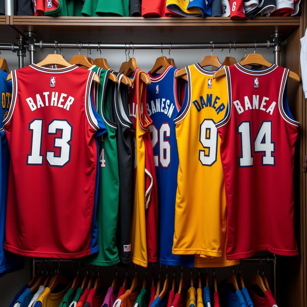 Basketball Jerseys Pakistan Display