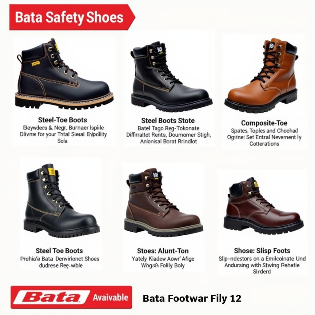 Bata Safety Shoes Types in Pakistan