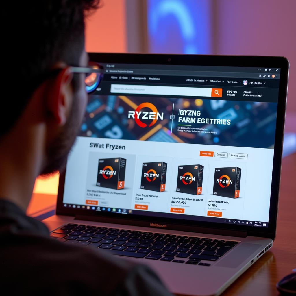 Searching for Ryzen 5 deals on a Pakistani e-commerce website