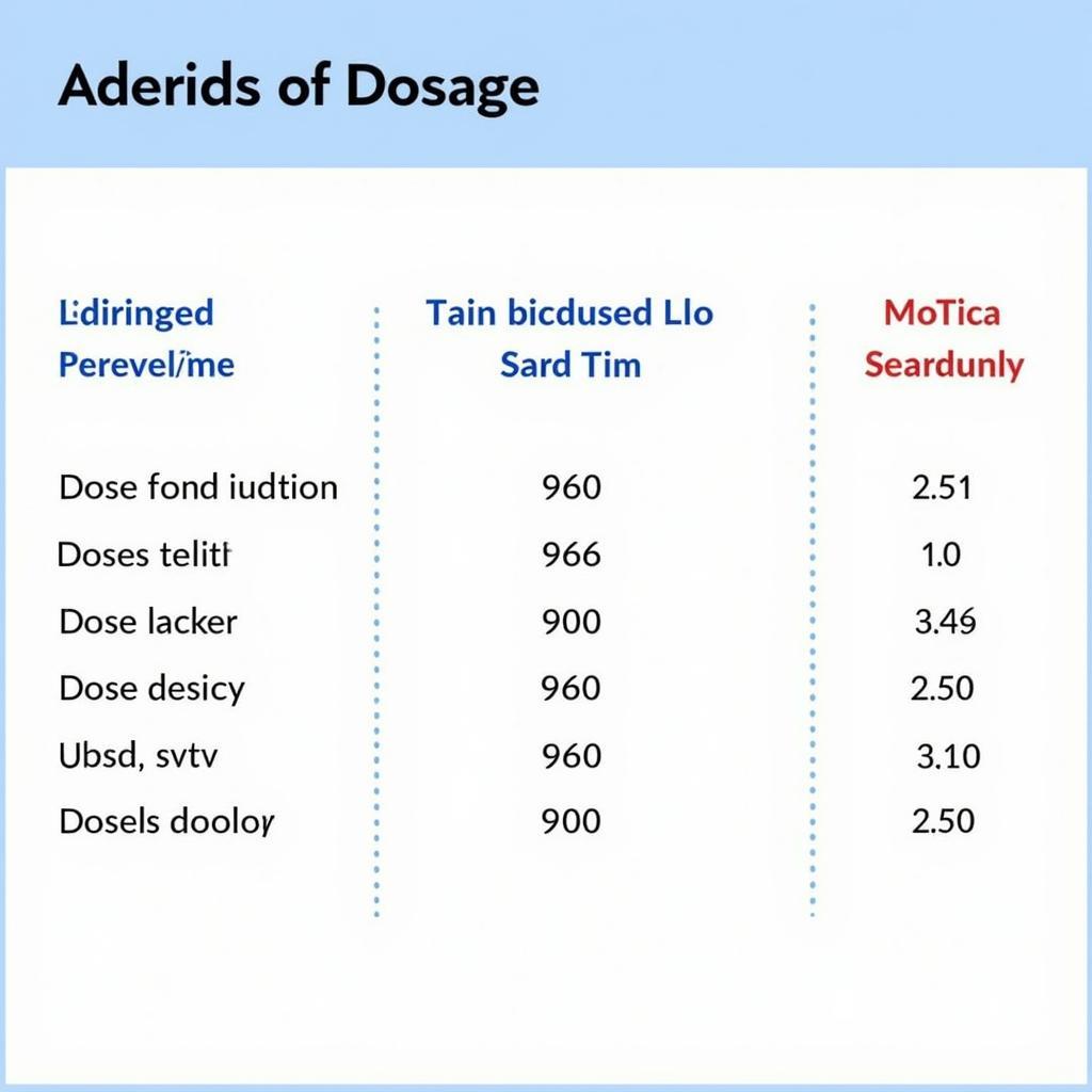 Biofel Vaccine Administration Chart