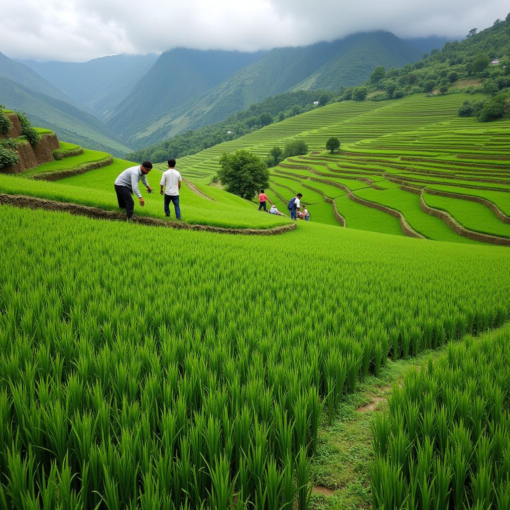 Black Rice Farming Practices in Pakistan