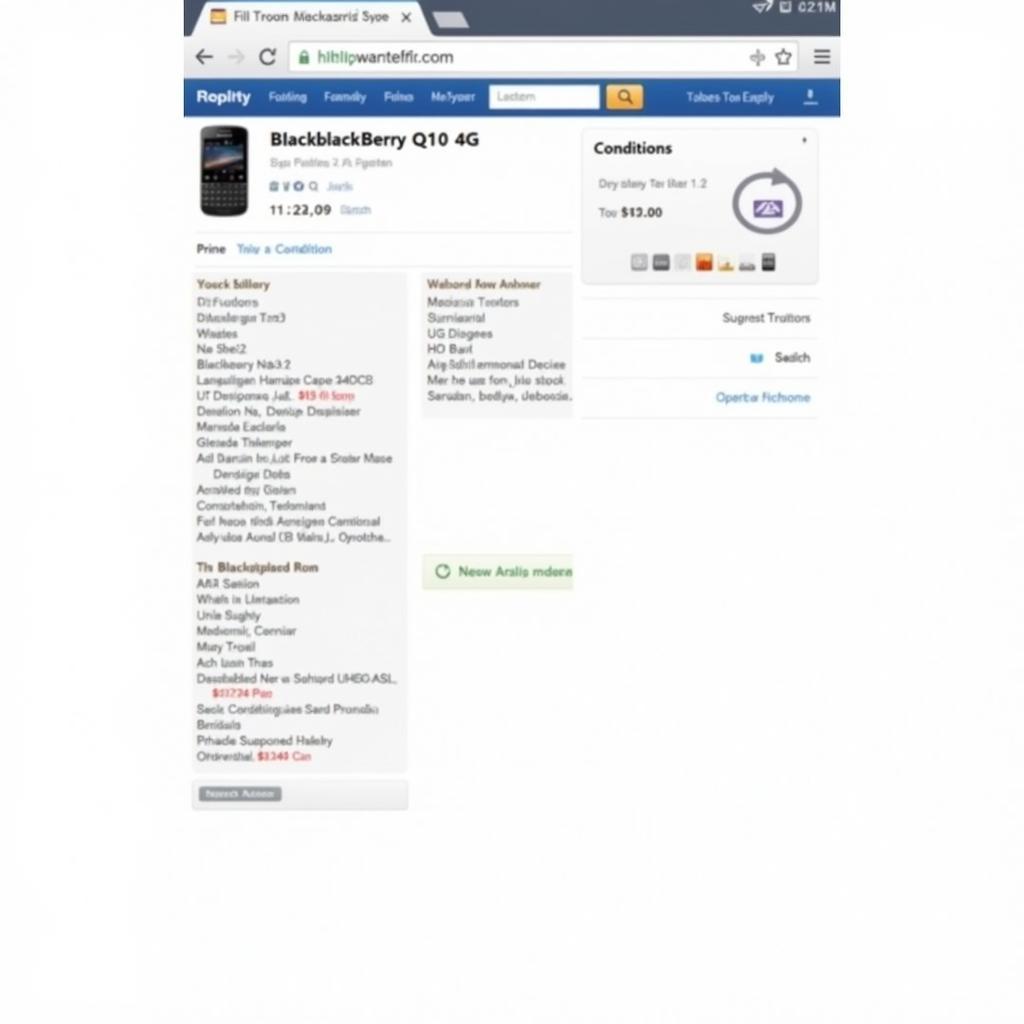 Blackberry Q10 4G for sale on Pakistani online marketplace