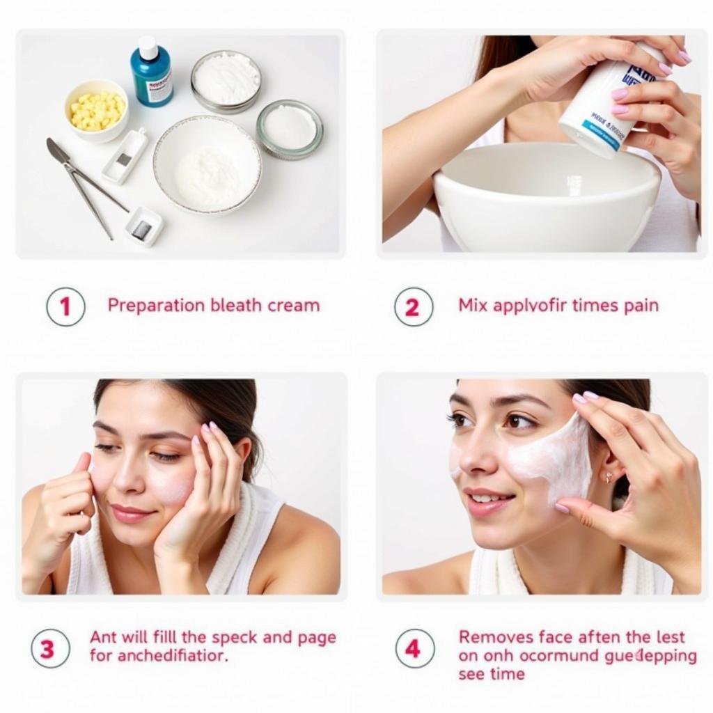 Steps to Apply Bleach Cream in Pakistan