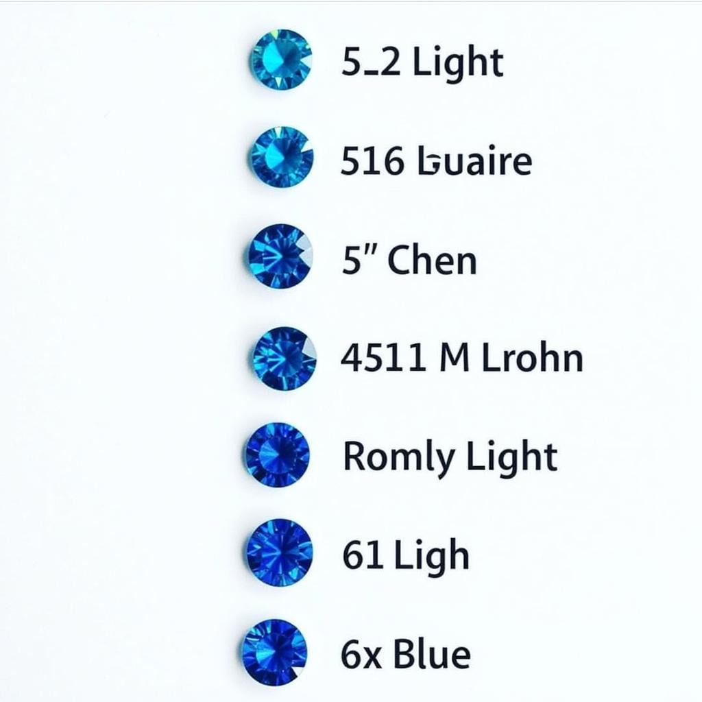 Blue Diamond Color Intensity Variations in Pakistan