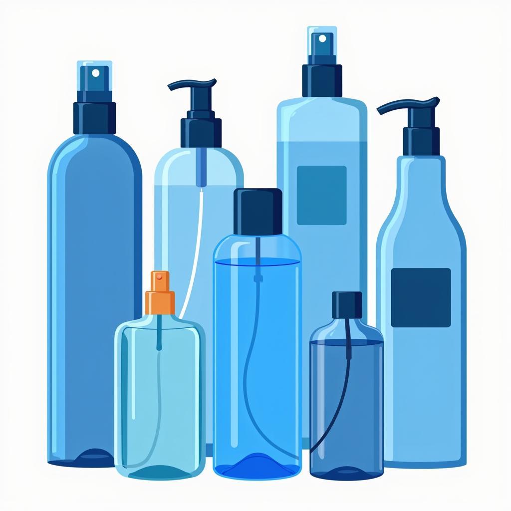 Variety of Blue Men's Body Sprays