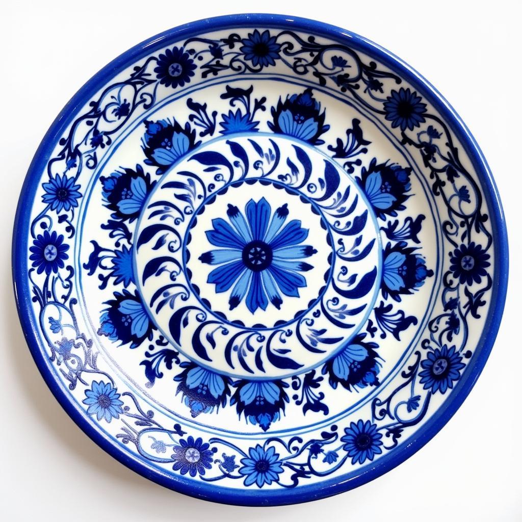 Traditional Blue Pottery Designs of Pakistan