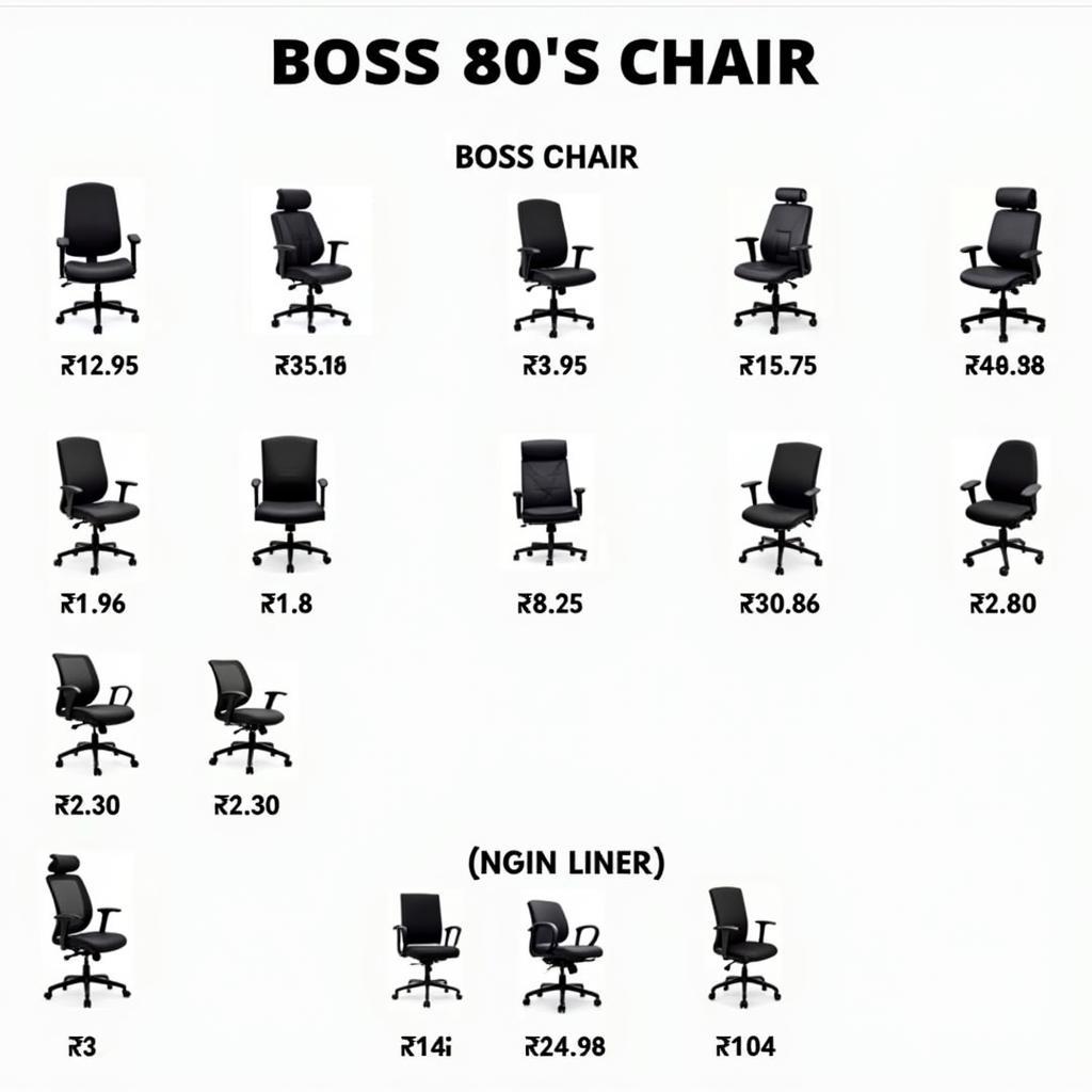 Boss Chair Price Range in Pakistan