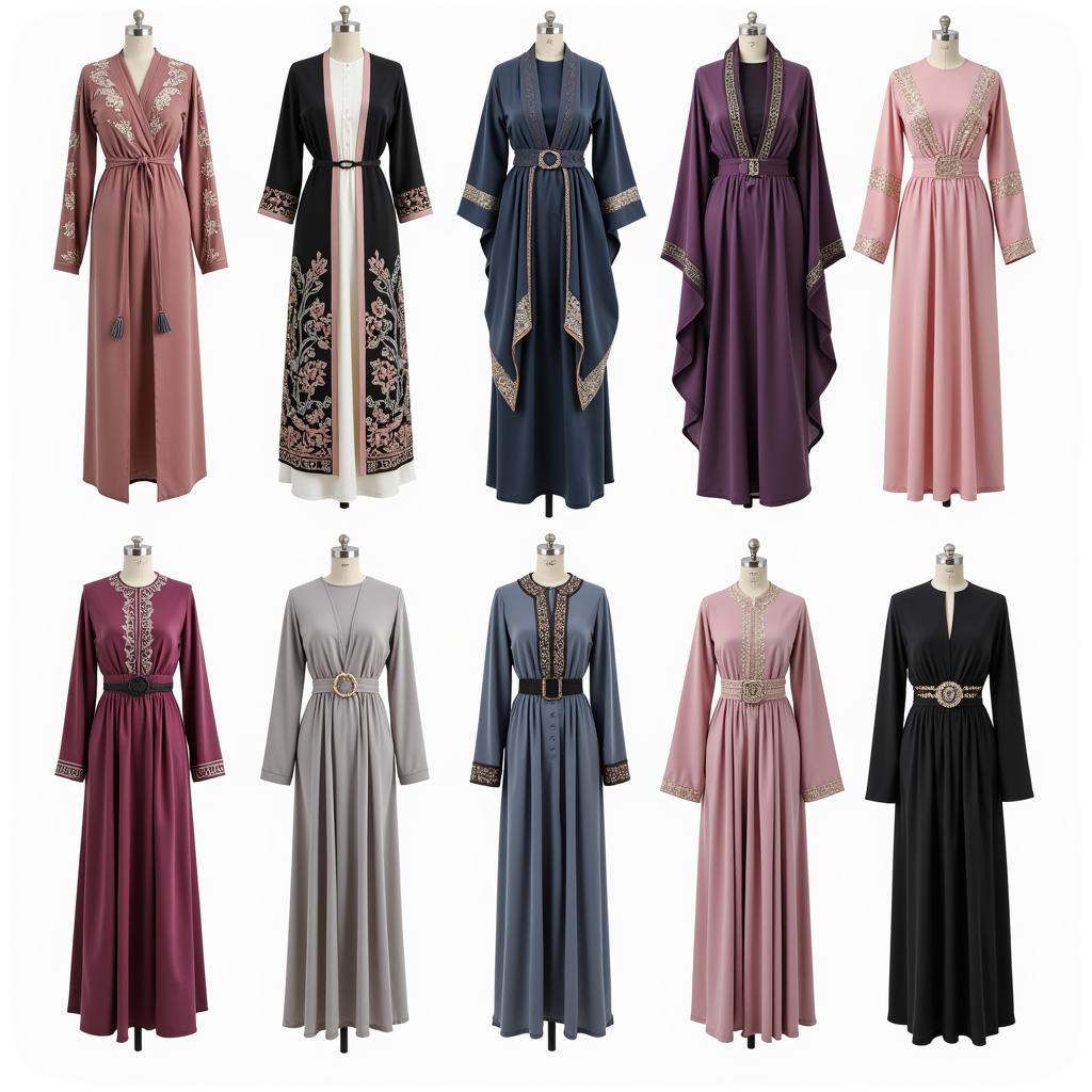 Different Styles of Branded Abayas in Pakistan