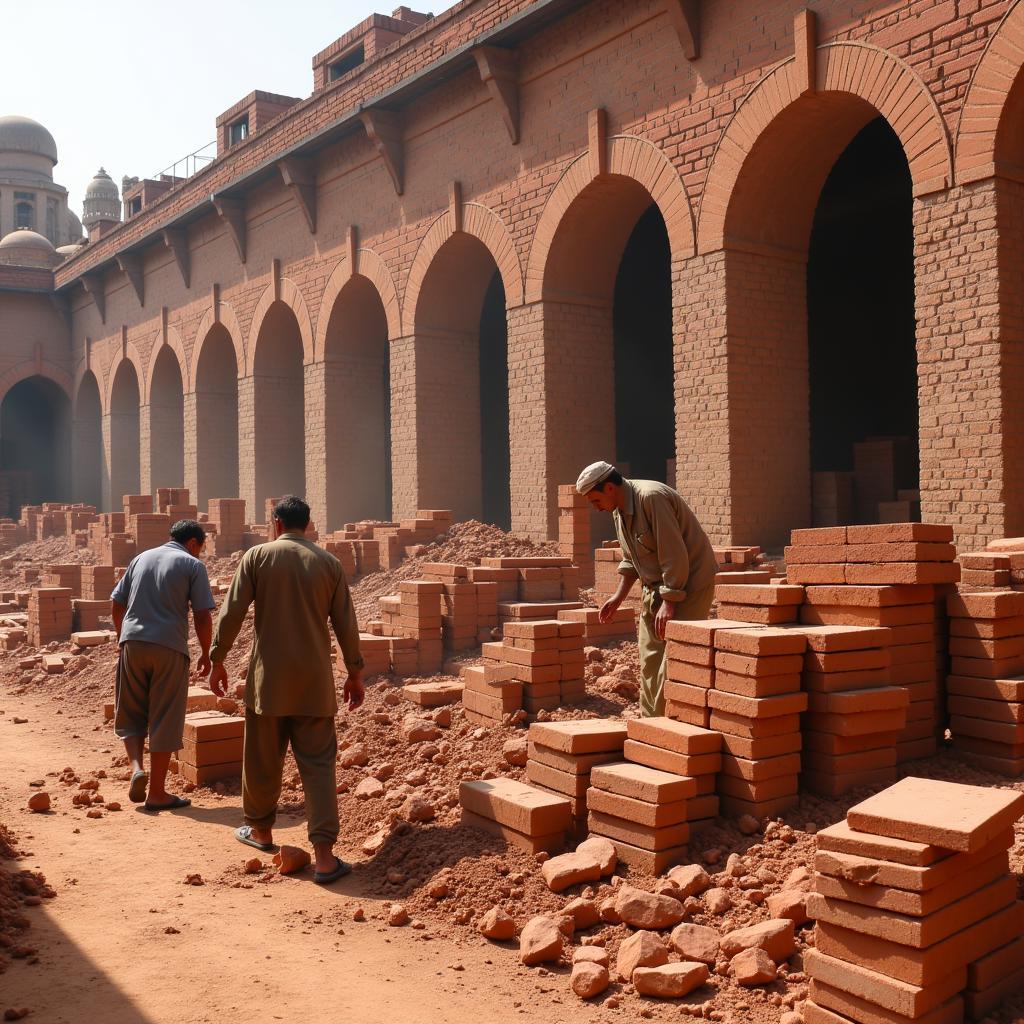 Brick Factory in Pakistan