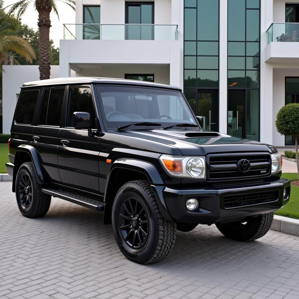 Bulletproof Toyota Land Cruiser in Pakistan