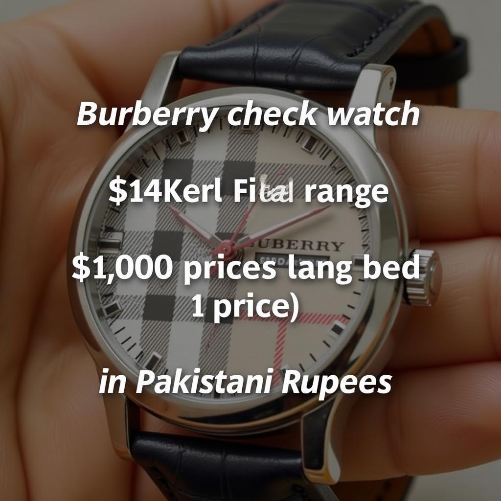 Burberry Check Watch Price in Pakistan