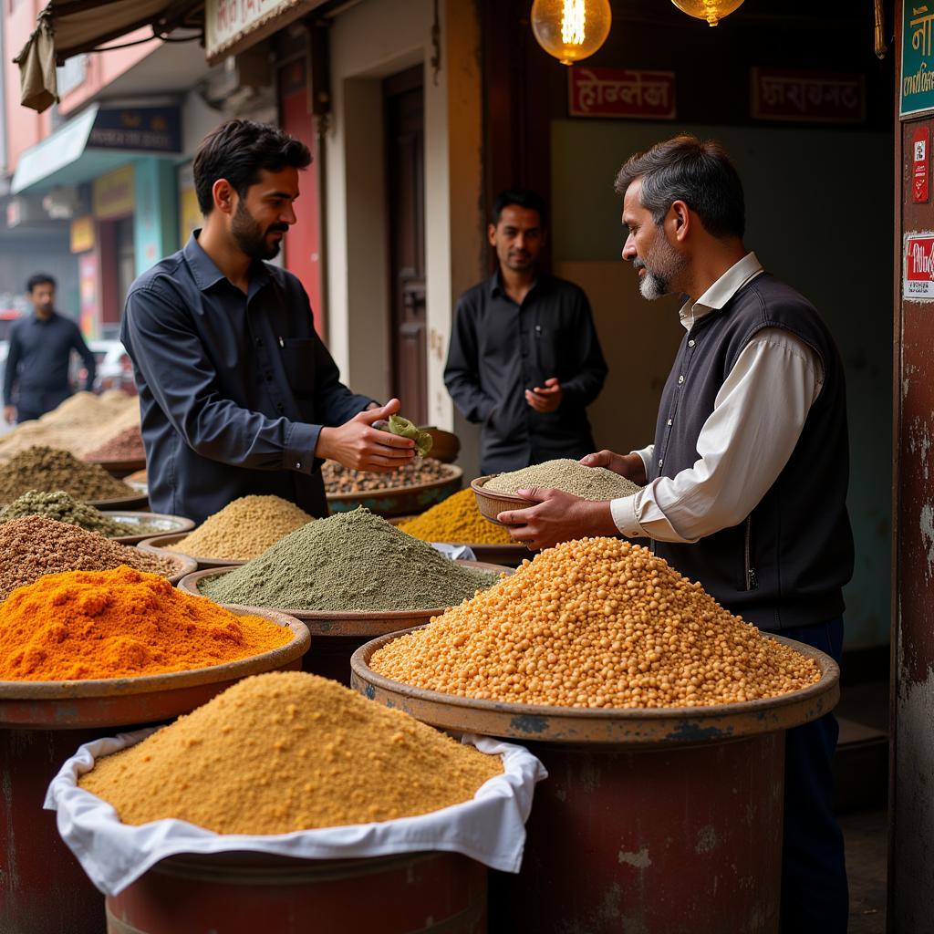 Buying chilgoza in Pakistan