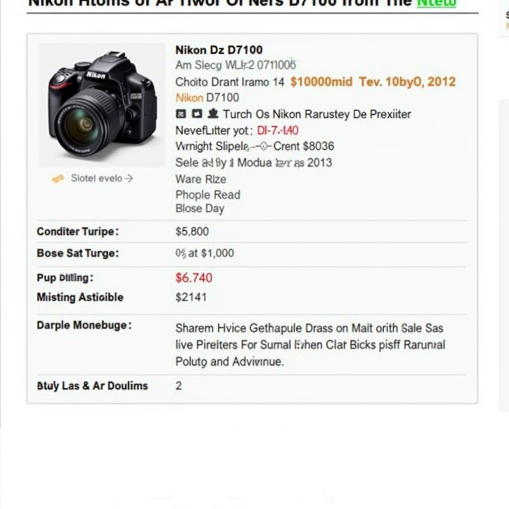 Buying a D7100 Online in Pakistan