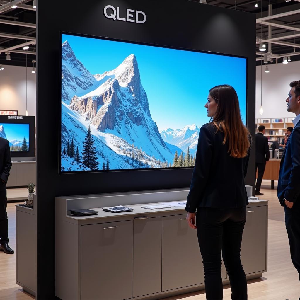 Buying a Samsung QLED TV in a physical store