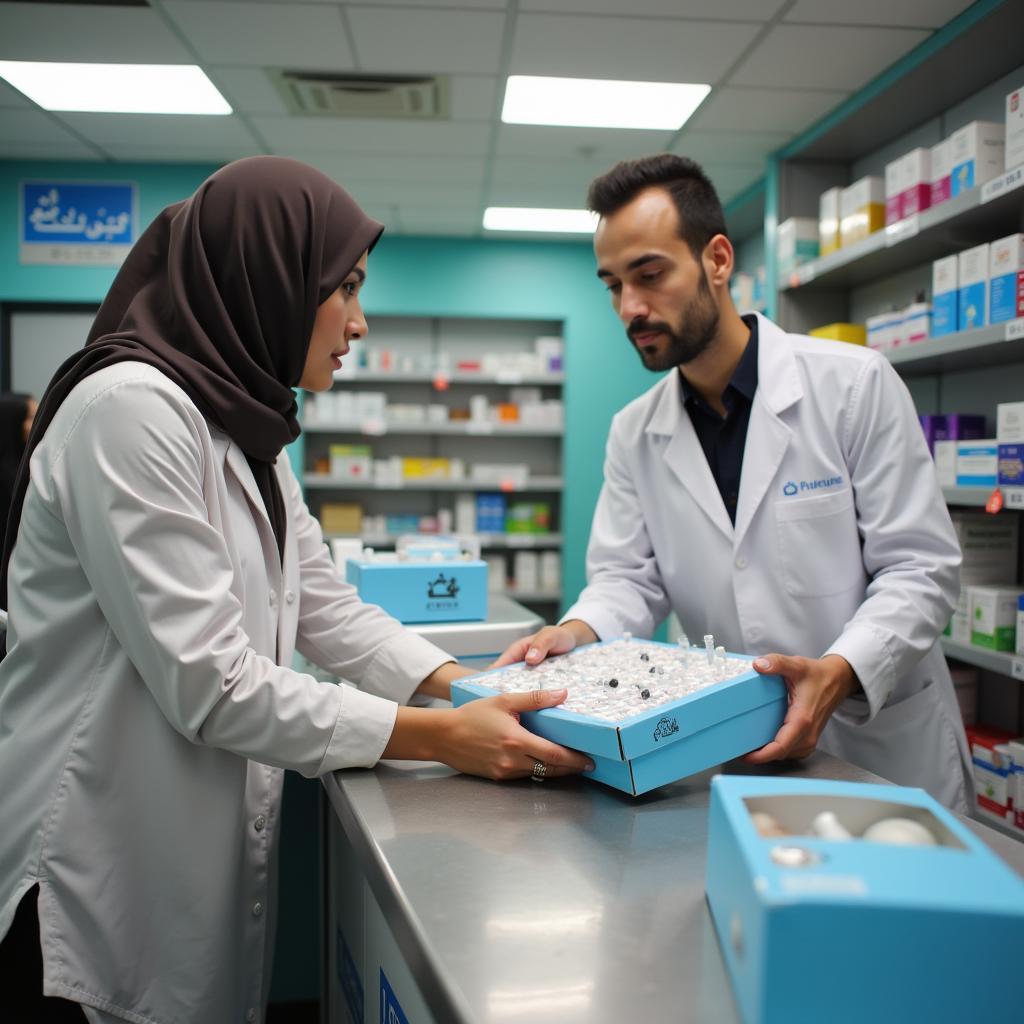 Buying Syringes at a Pharmacy in Pakistan