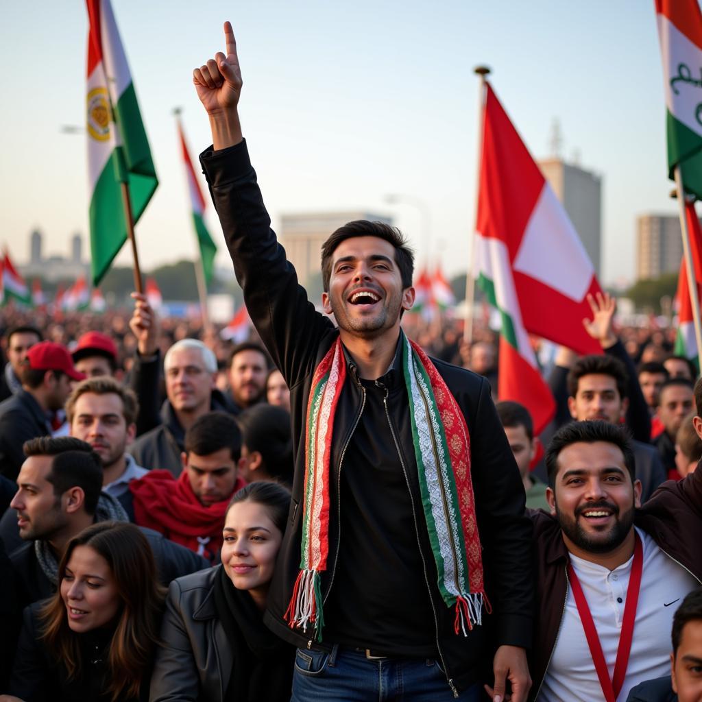 By-election Pakistan 2021: A scene from a political rally