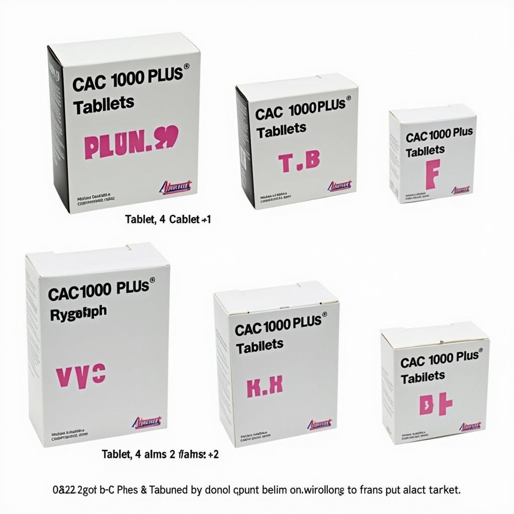 CAC 1000 Plus Packaging Variations