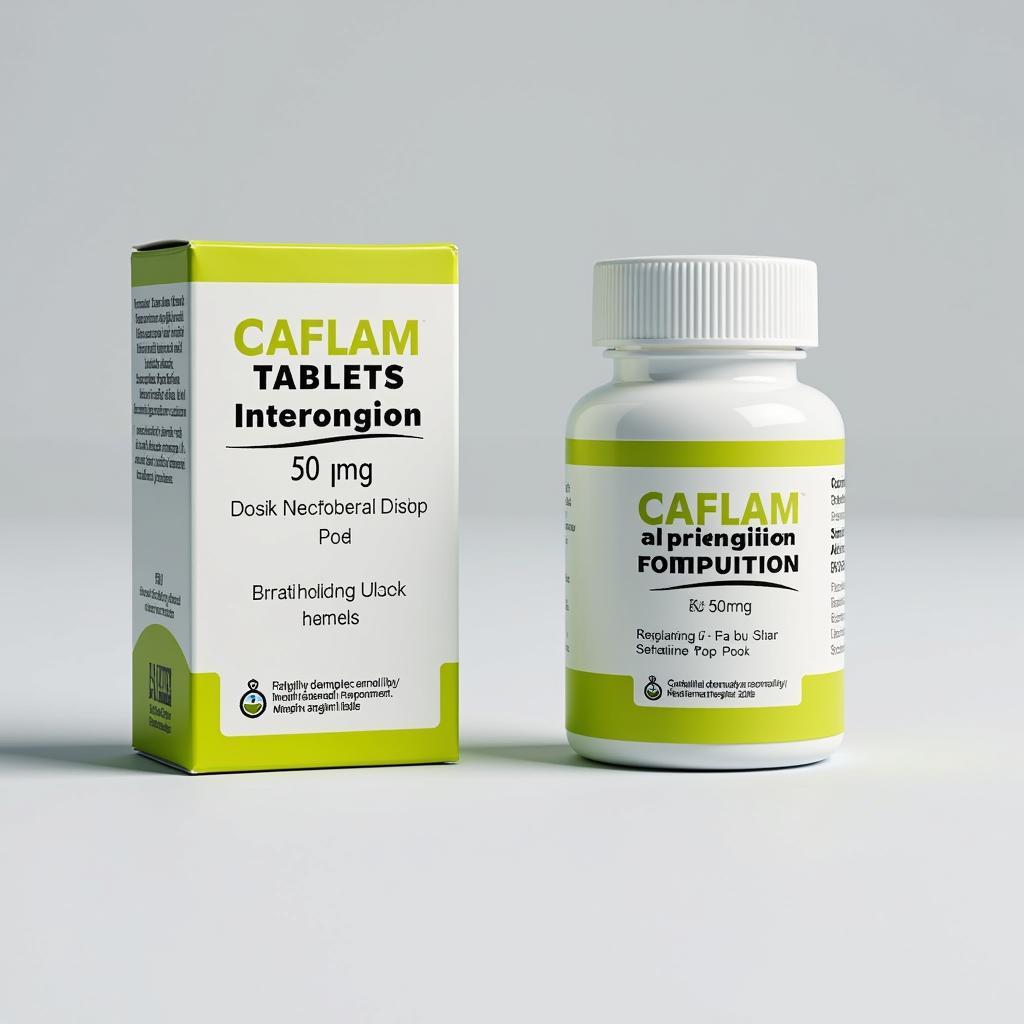 Caflam 50mg Packaging in Pakistan