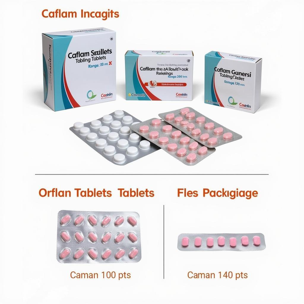 Caflam Tablets Packaging in Pakistan