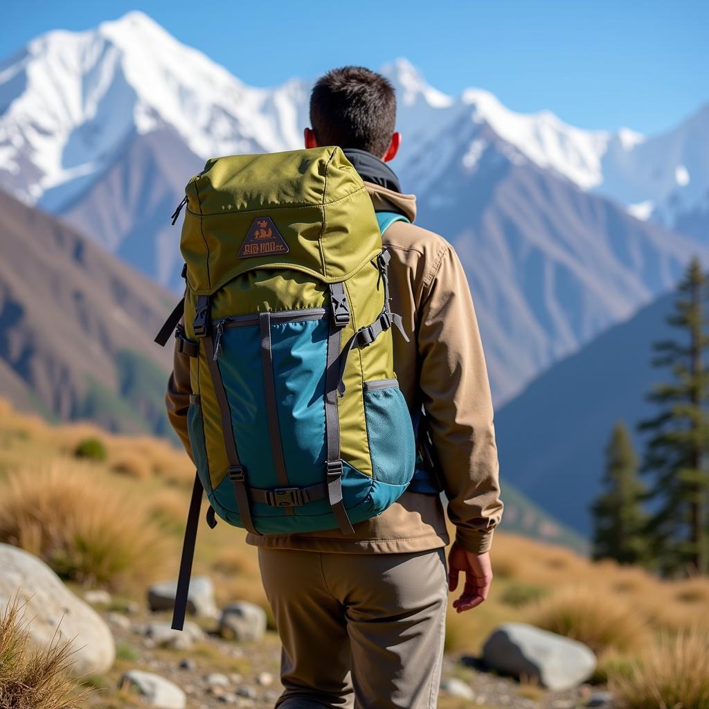 Camel Mountain Bag for Hiking in the Northern Areas of Pakistan