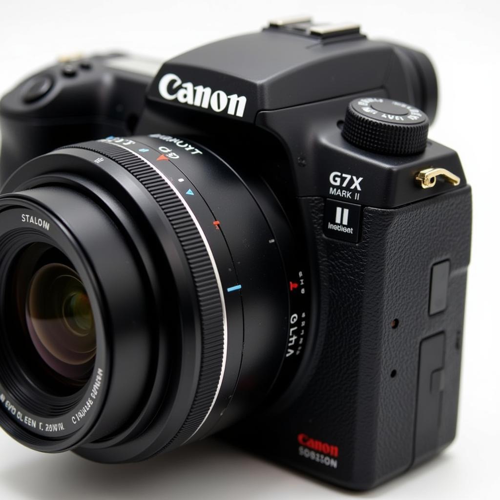 Canon G7X Mark II Close-Up View