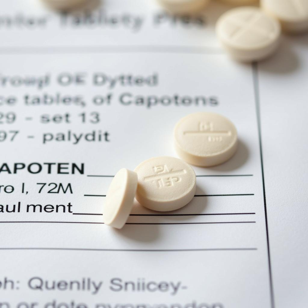 Capoten Tablets and Prescription