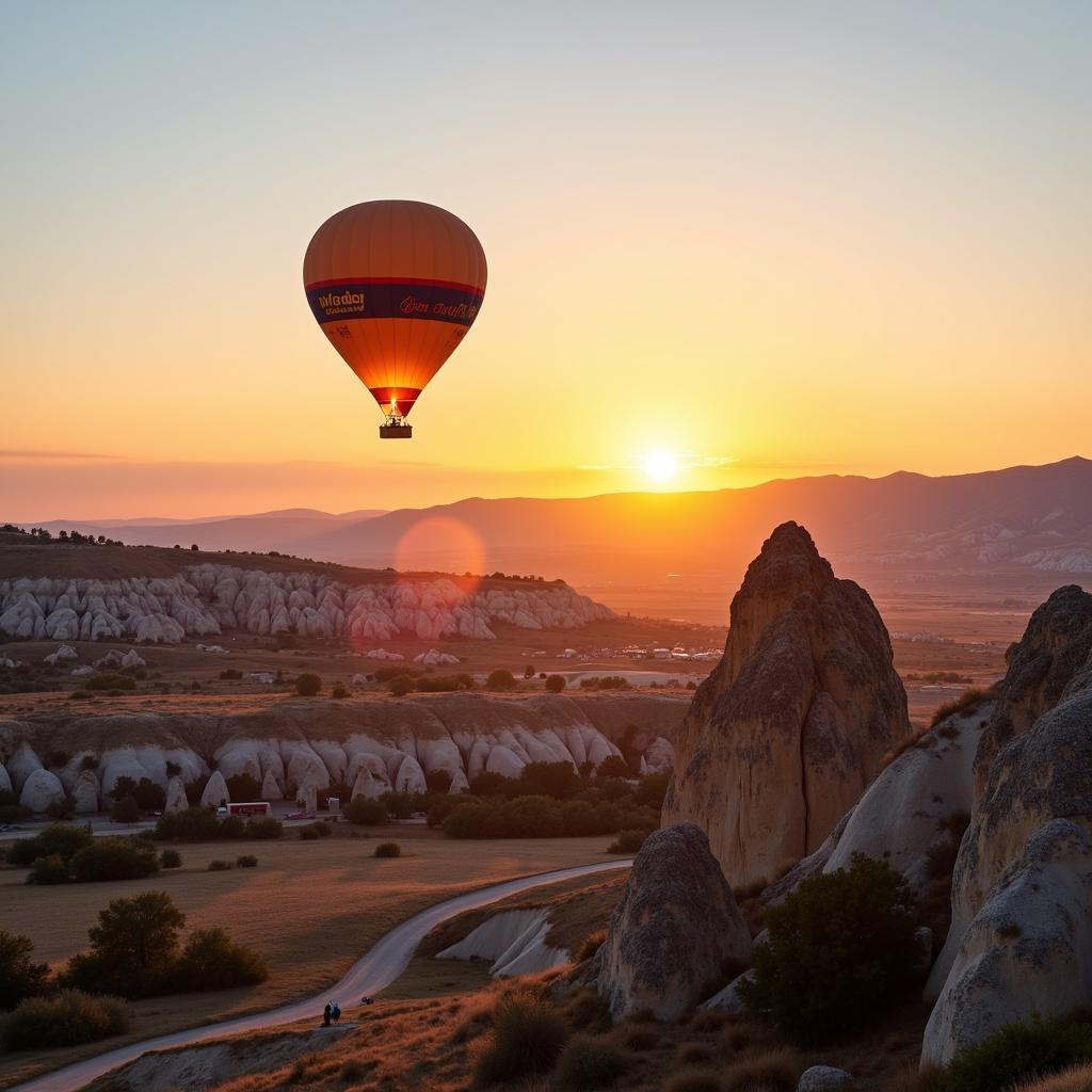 Soaring over Cappadocia at Sunrise with a Turkey Tour