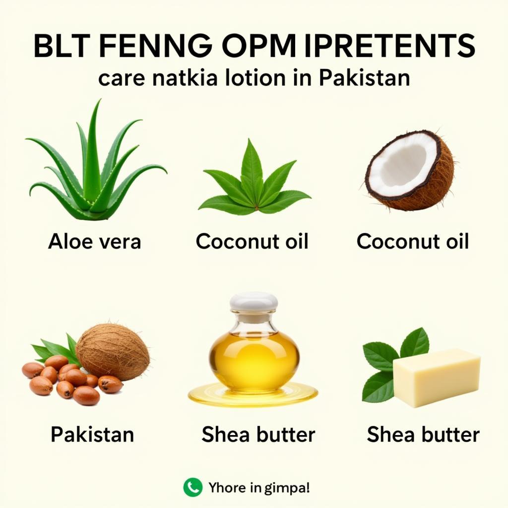 Care Lotion Ingredients in Pakistan