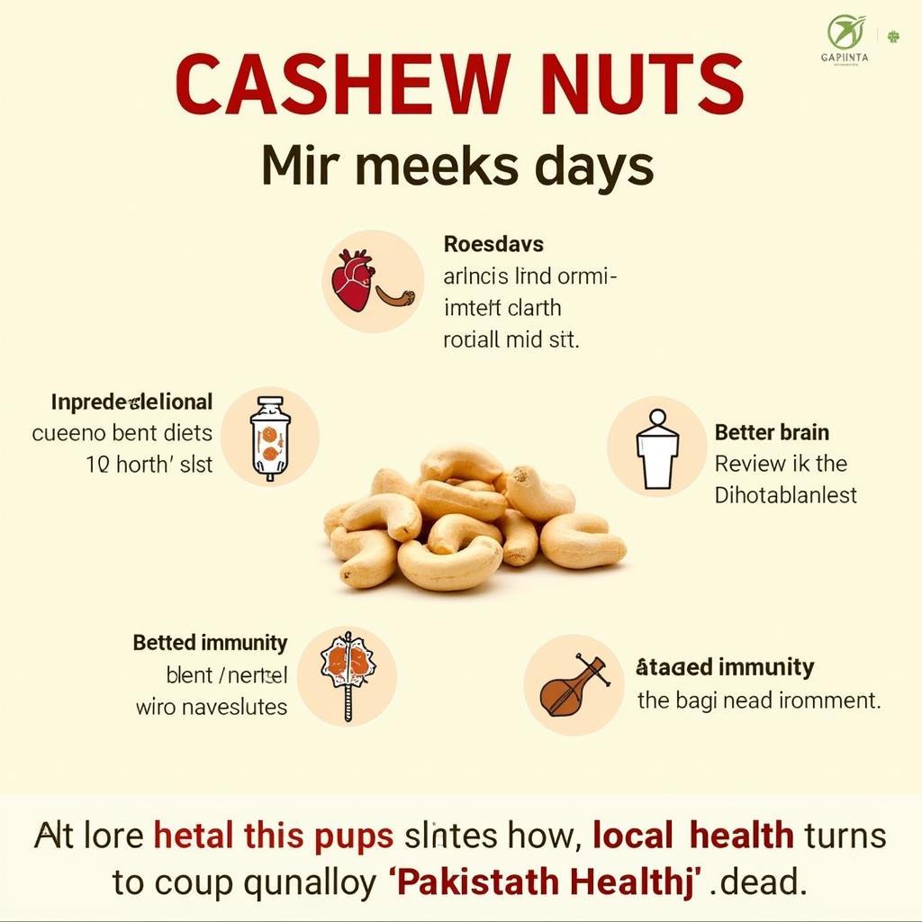 Health Benefits of Cashew Nuts in Pakistan