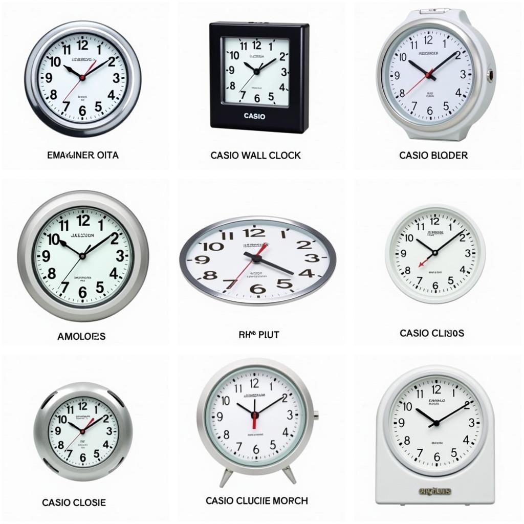 Casio Wall Clock Models Available in Pakistan