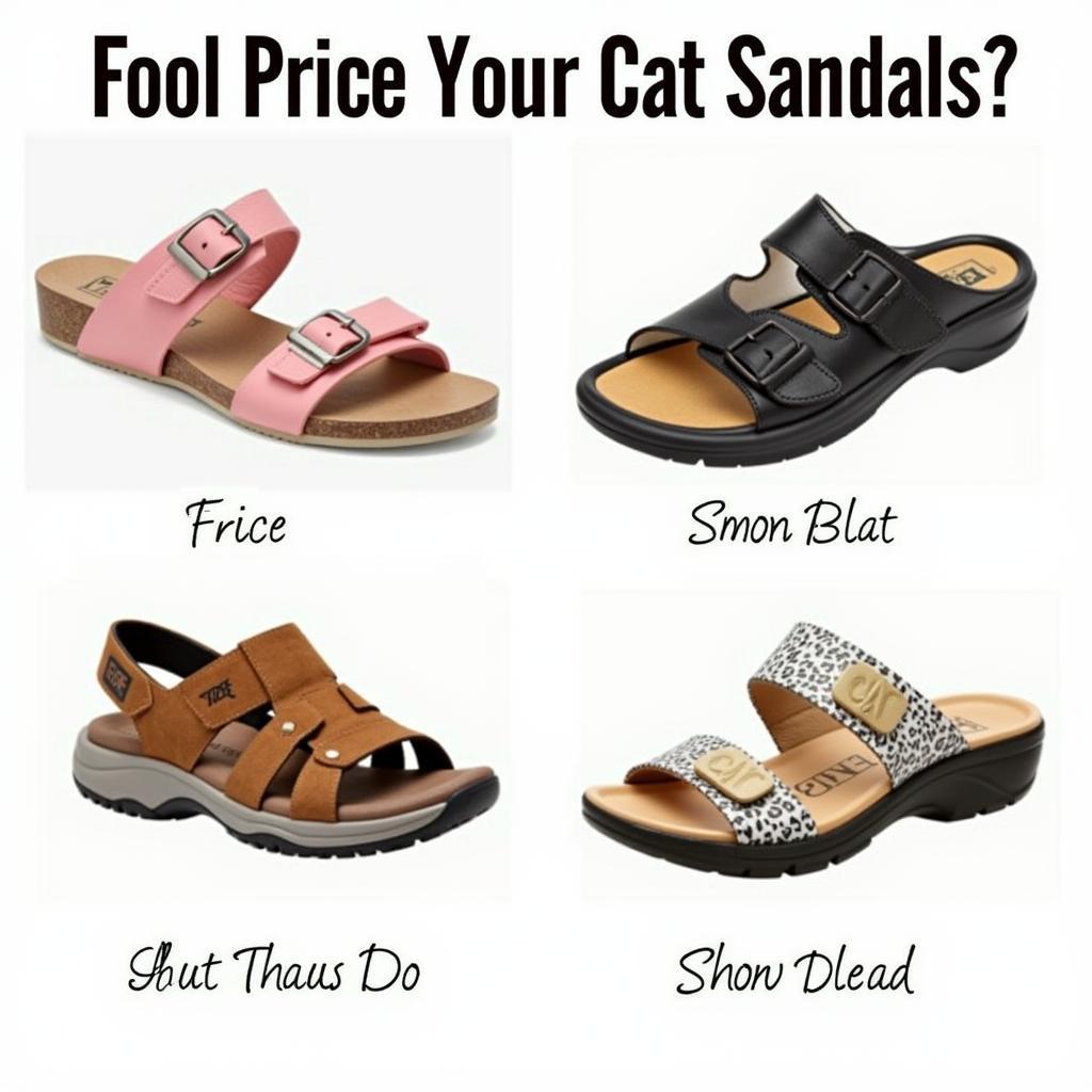 Cat Sandals Price Factors in Pakistan