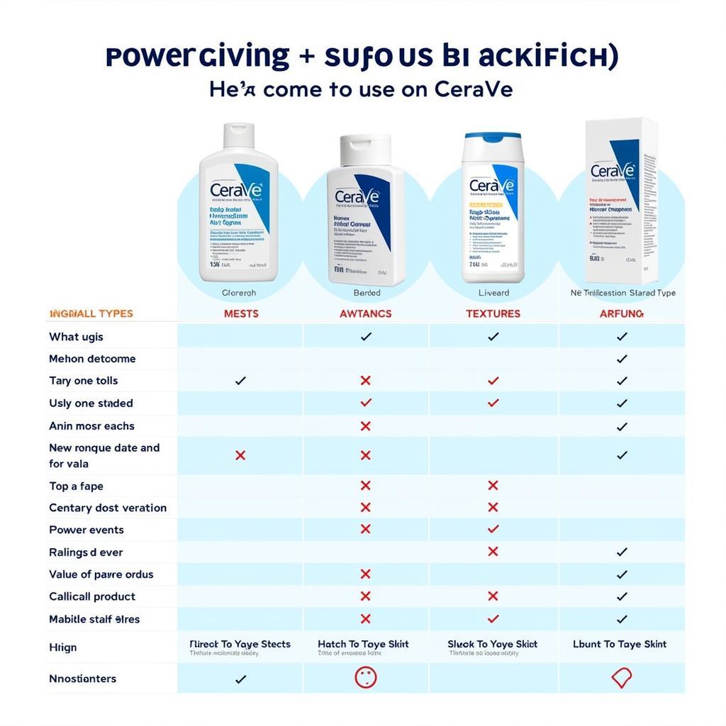 Comparison of CeraVe Moisturizers