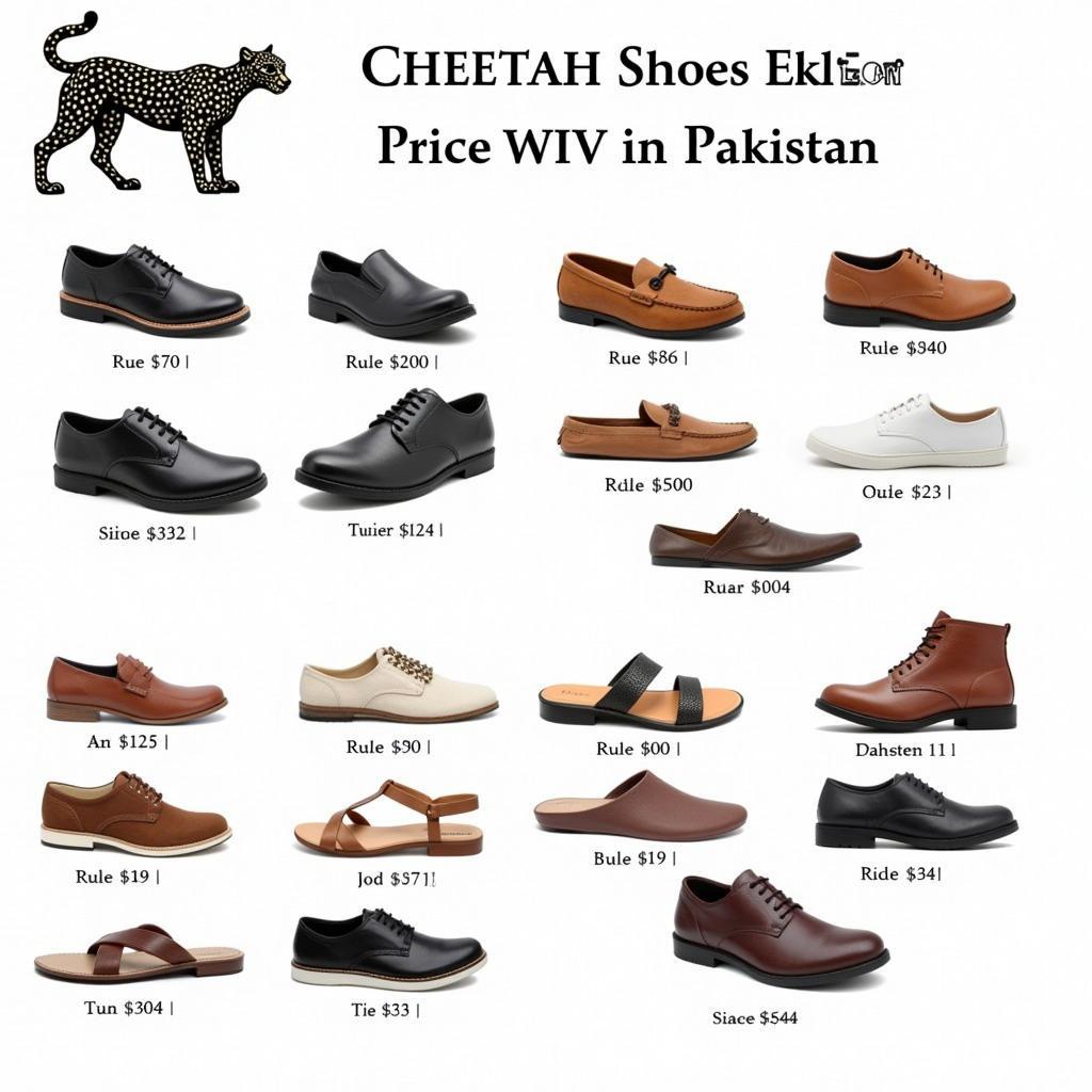 Cheetah Shoes Price Range in Pakistan