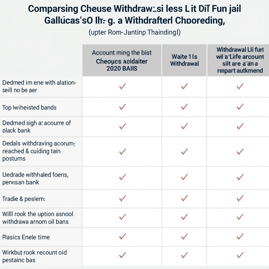 Comparison of Cheque Withdrawal Fees in Different Pakistani Banks