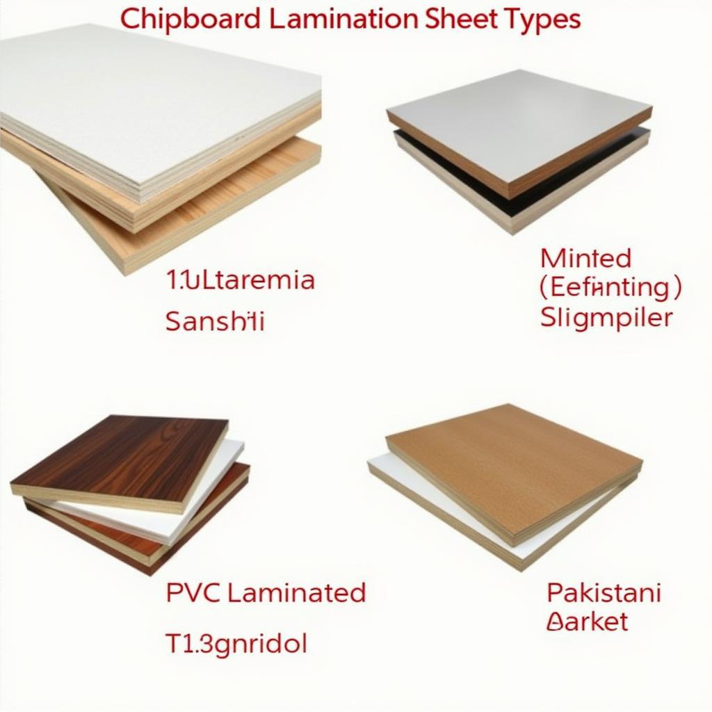 Different Types of Chipboard Lamination Sheets Available in Pakistan