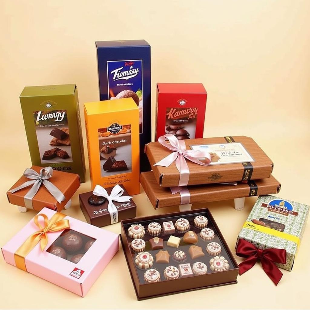 Assorted chocolate gift packs in Pakistan