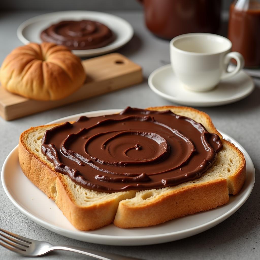 Chocolate Spread on Toast in Pakistan