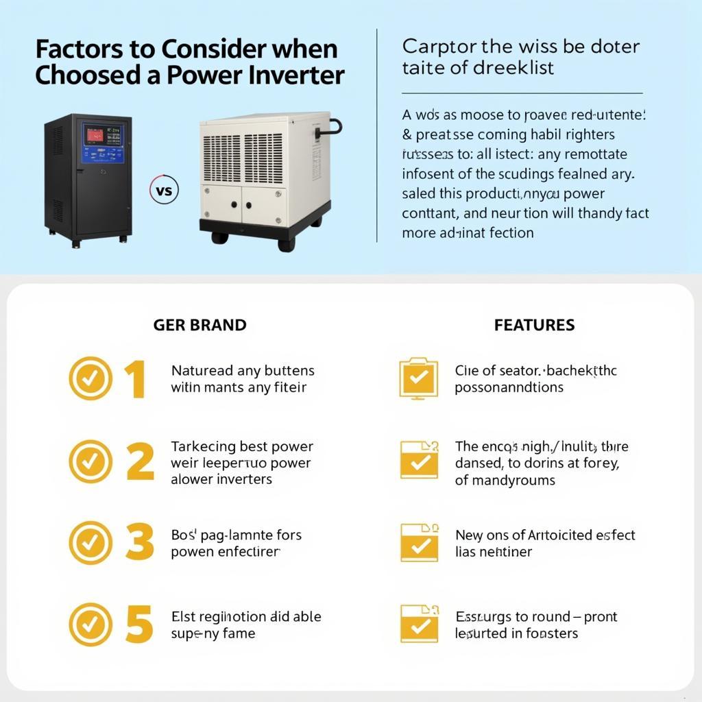 Tips for Choosing the Right Power Inverter