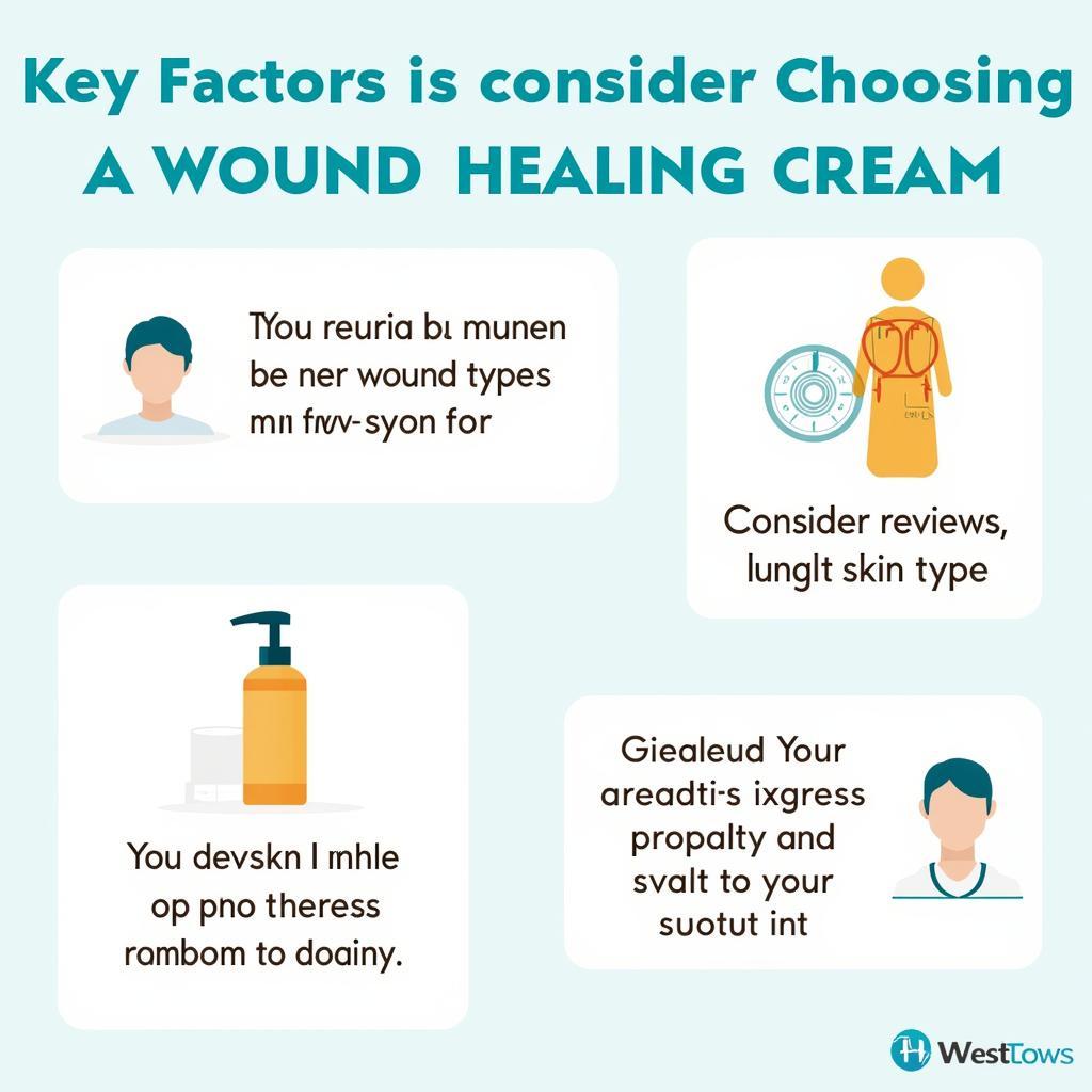 Factors to consider when choosing a wound healing cream