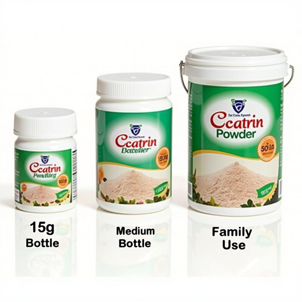 Cicatrin Powder Packaging Sizes in Pakistan