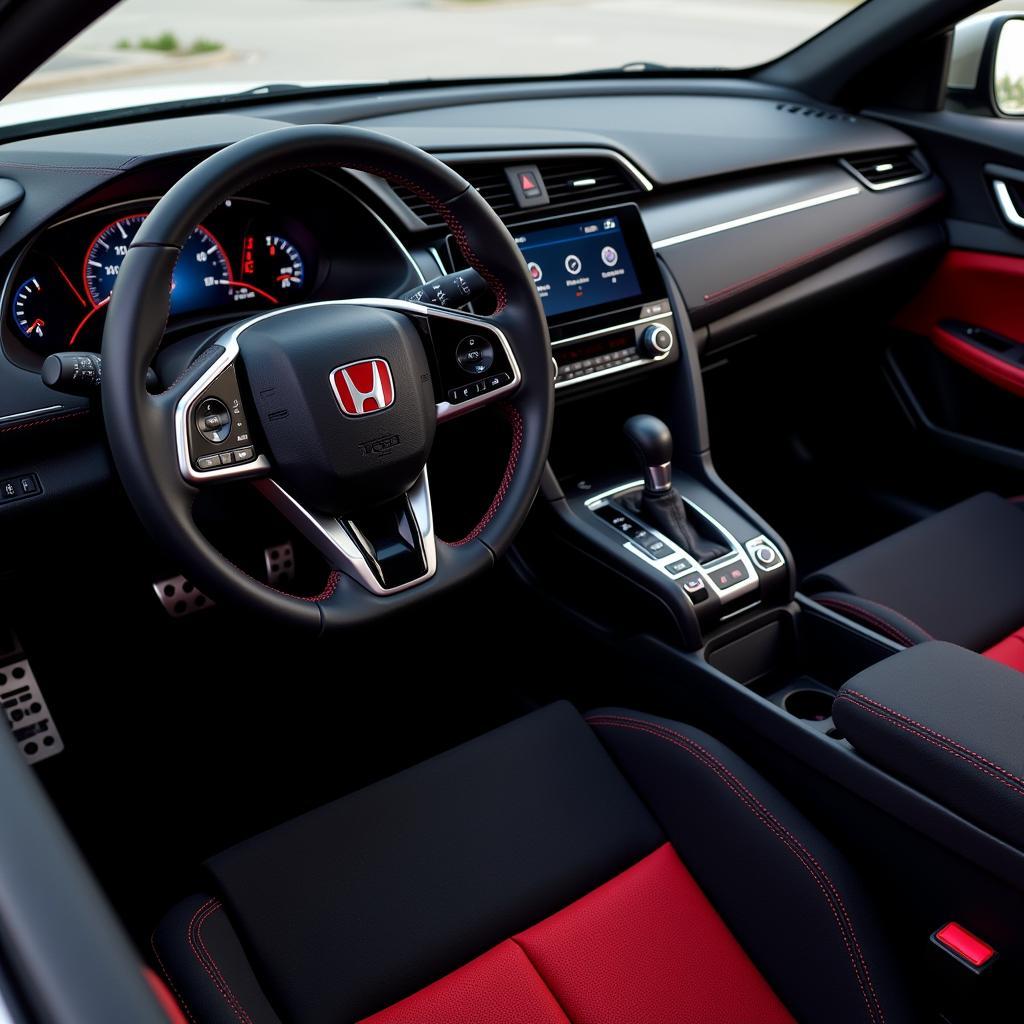 Honda Civic Type R Interior Features in Pakistan