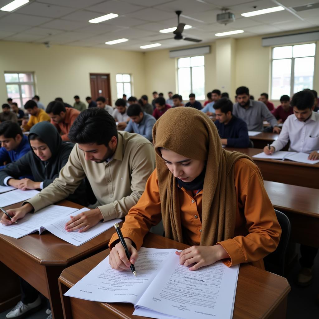 Civil Service Exam in Punjab, Pakistan