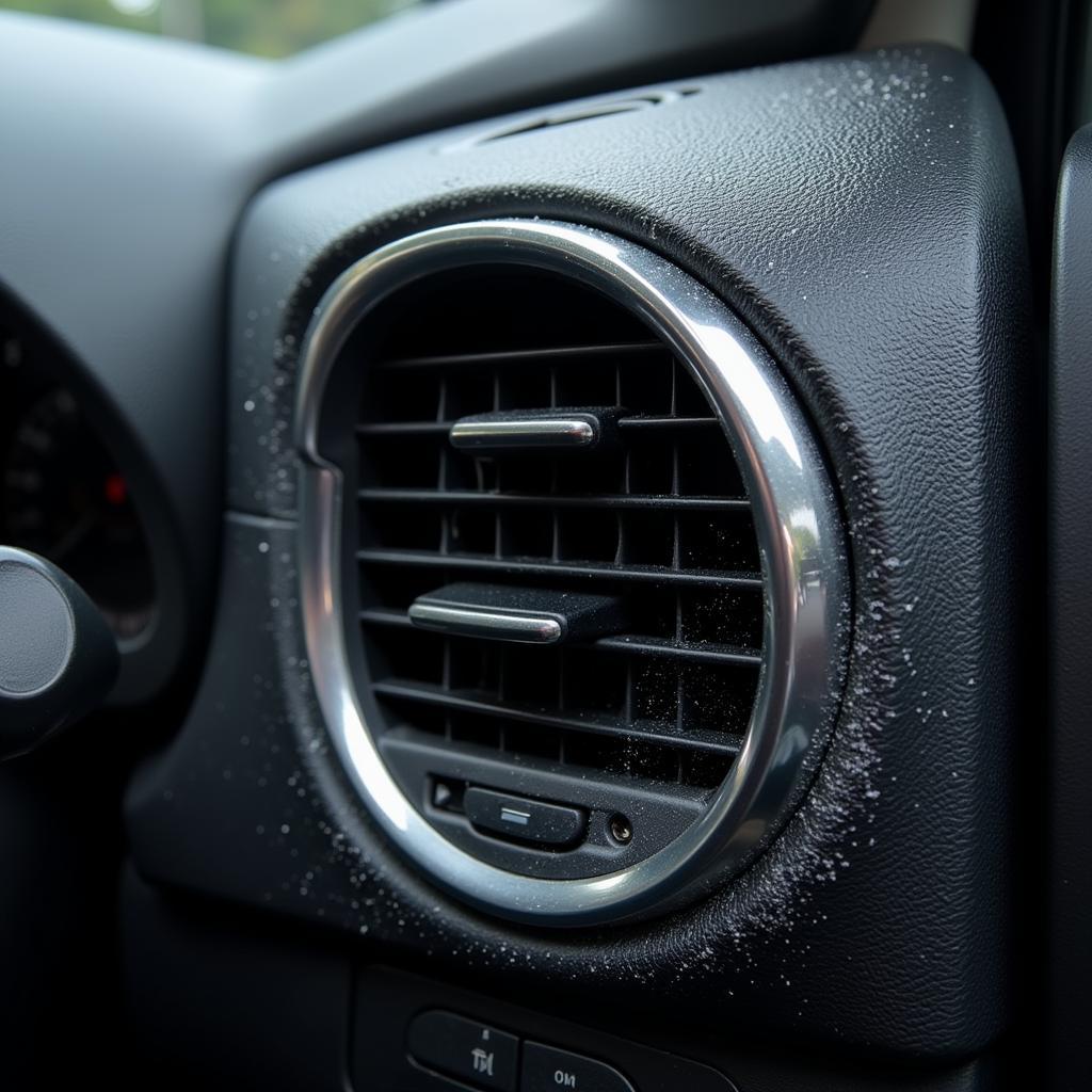 Clean Car AC Vents After Foam Cleaning