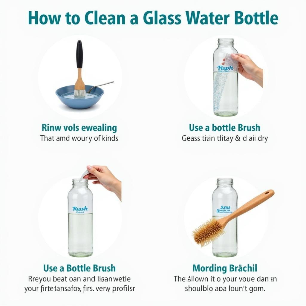 Tips for cleaning your glass water bottle