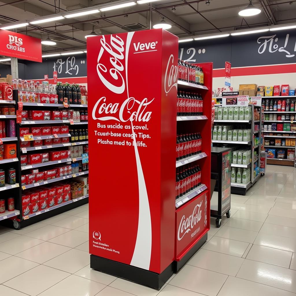 Coca-Cola Promotional Display in Pakistan